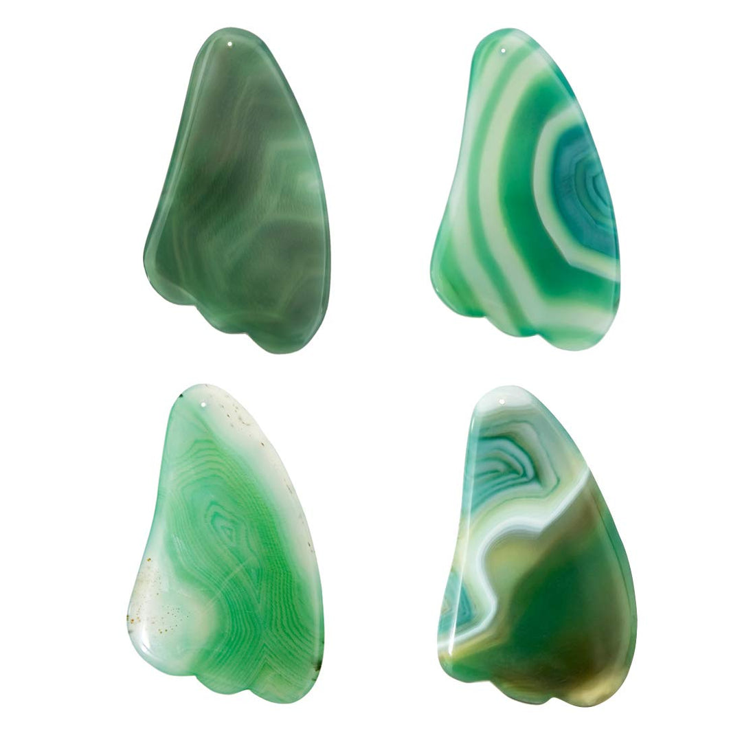 Natural Jade Gua Sha Scraping Massage Tool IASTM Guasha