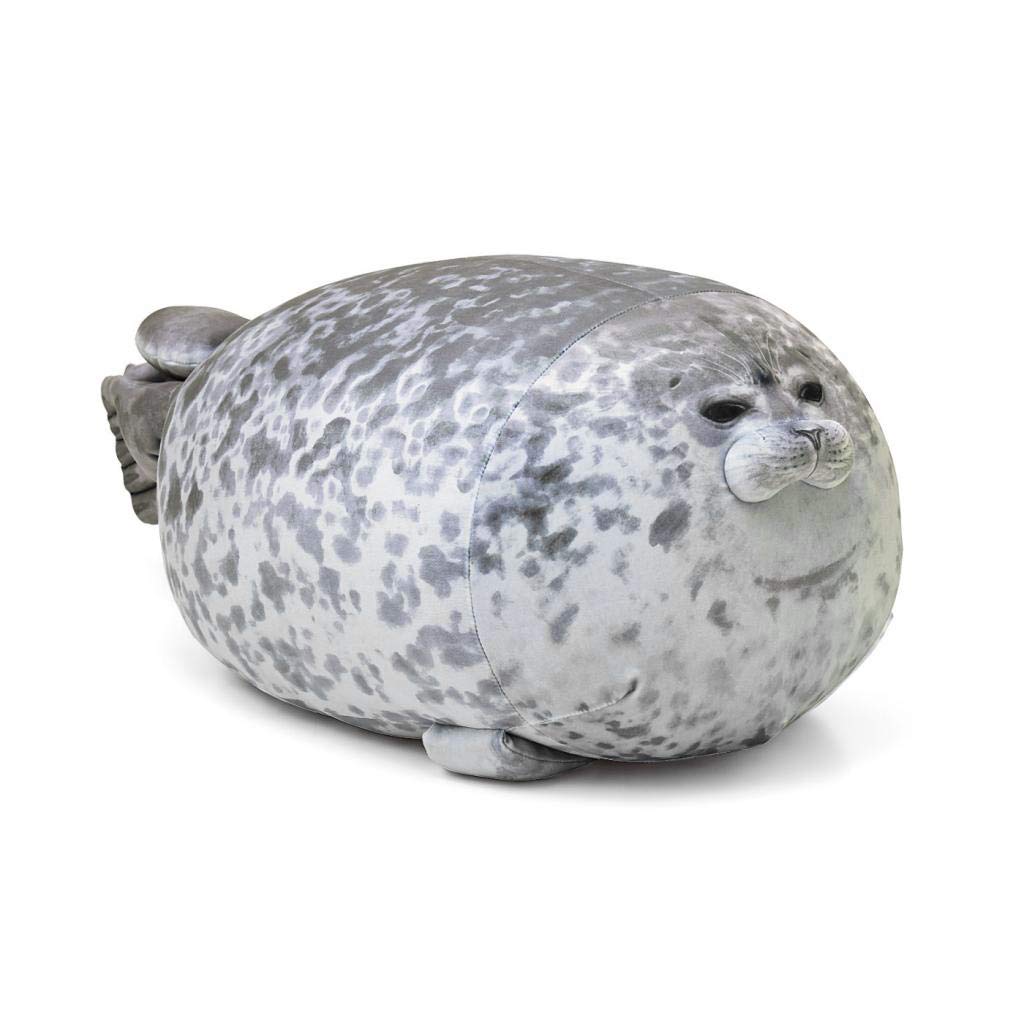 Chubby Blob Seal Pillow Soft Stuffed Cotton Plush Animals Toy for Kids (Small)