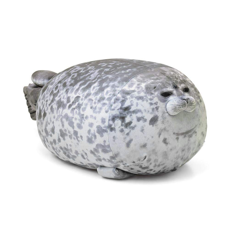 Chubby Blob Seal Pillow Soft Stuffed Cotton Plush Animals Toy for Kids (Small)