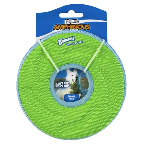 Zipflight Flying Disc Dog Toy, Small (6), Orange And Blue