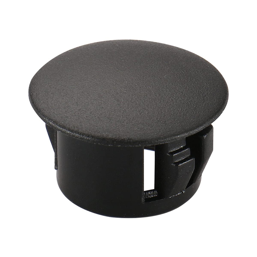 Plastic Black Locking Hole Plugs Panel Hole Diameter 1/2 (12.6mm) HP-13 Black (100PCS)