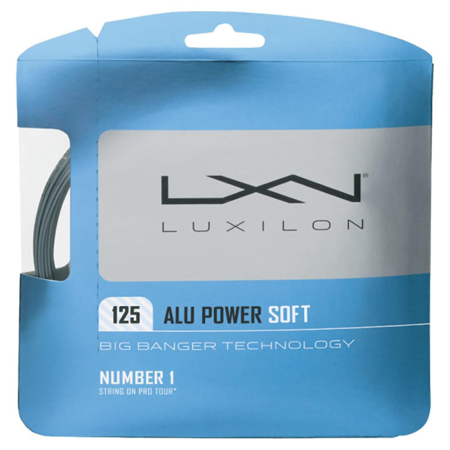 ALU Power Soft 125 Tennis String - Set, Grey