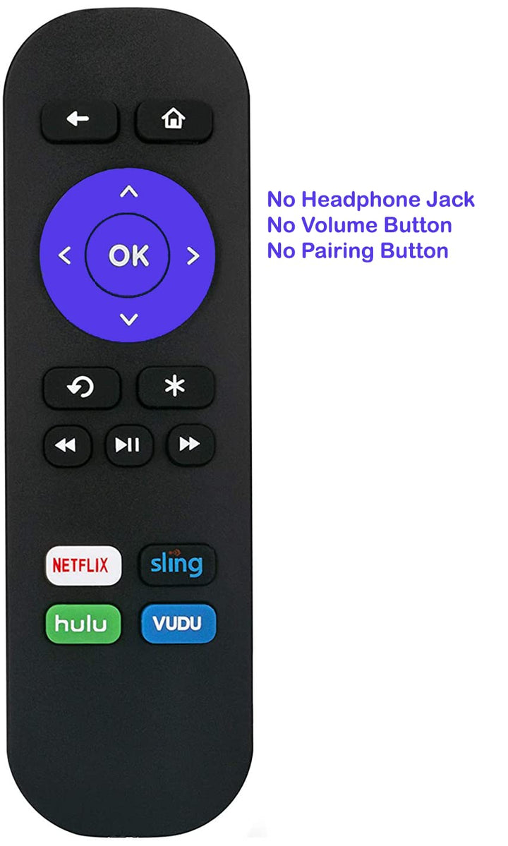 Remote Control Replaced for Roku 1 2 3 4 HD LT XS XD Ro