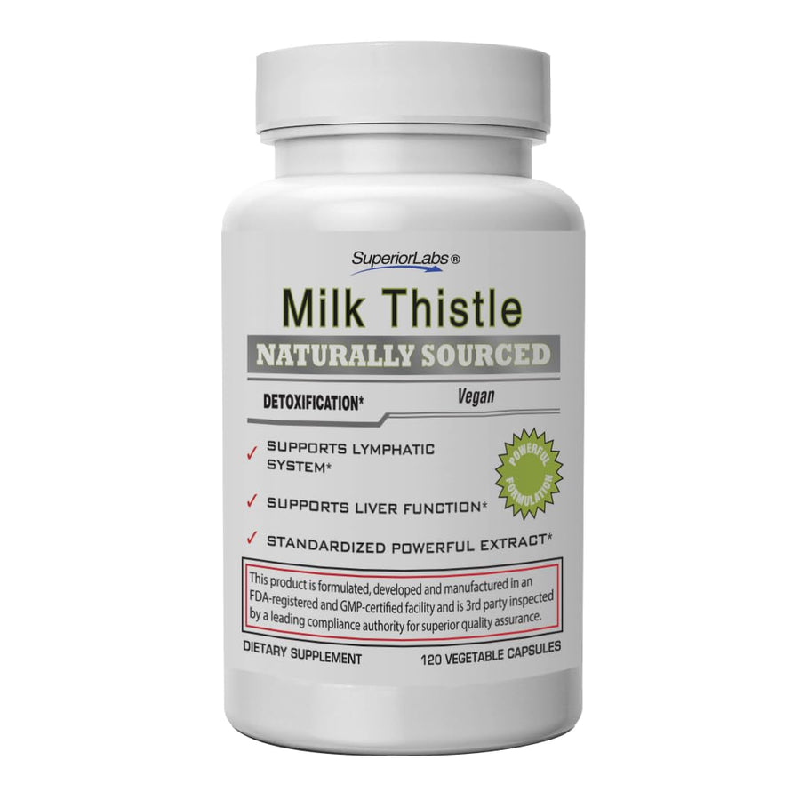 Superior Labs Milk Thistle NonGMO - 80% Silymarin Flavo