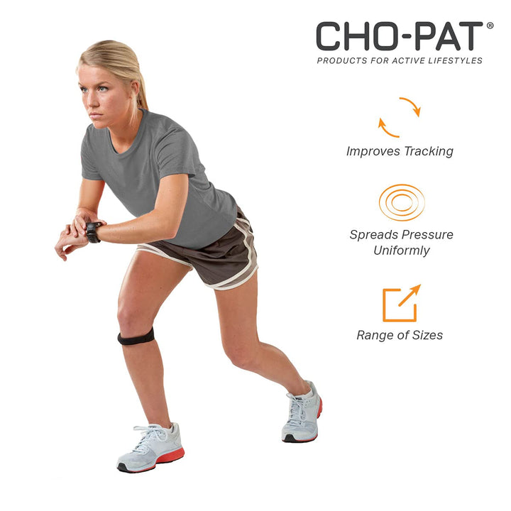 Cho-Pat Original Knee Strap, Tan, Large, 14.5 Inch-16.5