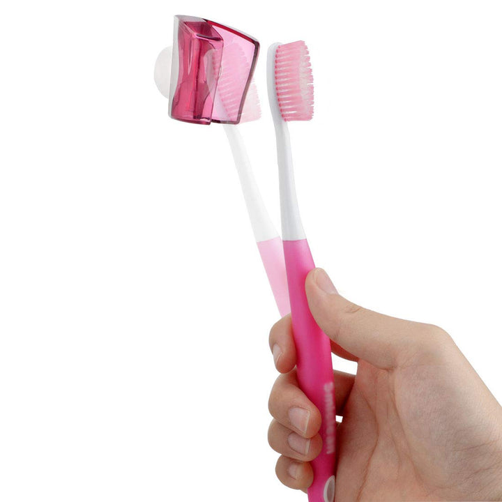 Linkidea Travel Toothbrush Head Covers with Suction Cup