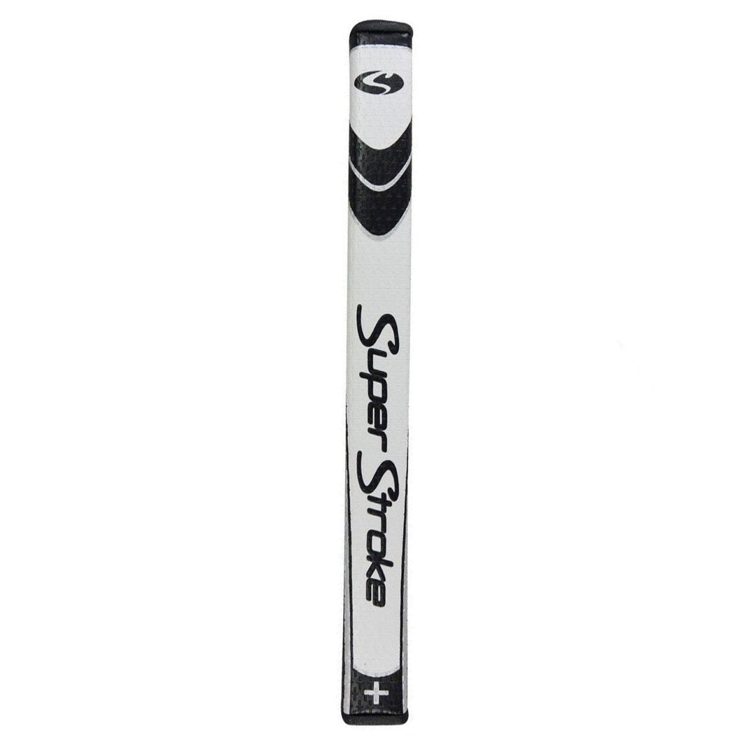Superstroke Slim Putter Grip, Oversized, Lightweight Golf Grip, Non-Slip, 13.75 L X 1.30 W, USGA Approved, White/Black, Plus 3.0 XL
