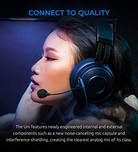 ModMic USB Attachable Noise-Cancelling Microphone with Mute Switch Compatible with Mac, Windows PC, PlayStation 4, and More