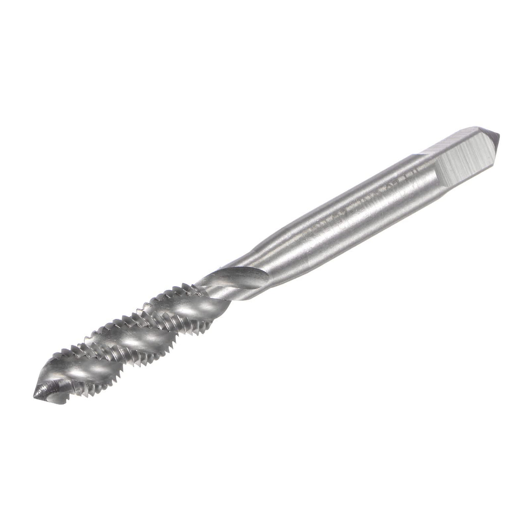 Spiral Flute Taps, 1/4-28 UNF 2B High Speed Steel (HSS) Uncoated Machine Thread Milling Threading Screw Tap 3 Flutes Tapping Tool