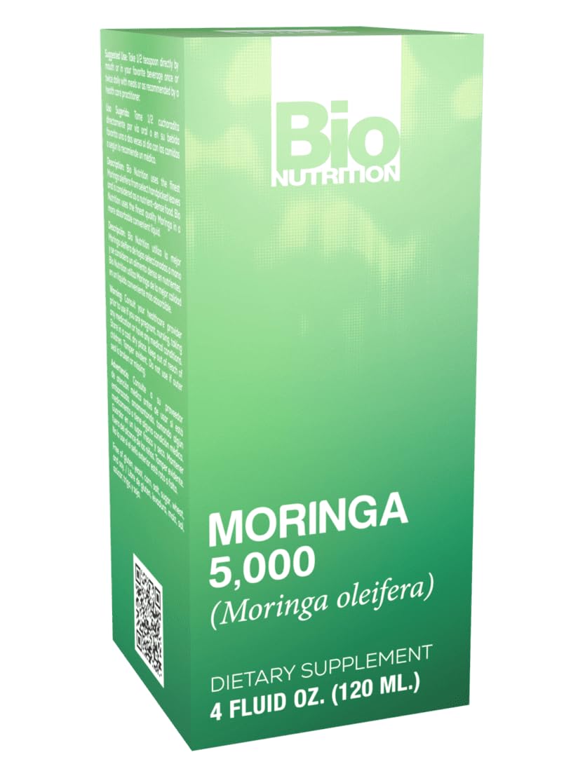 Bio Nutrition Moringa Liquid Herbal Supplement 4 Fluid 