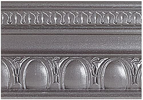 6 oz ME209 Pewter Metallic Paint Collection, Satin Water-Based Decorative Metallic Paint