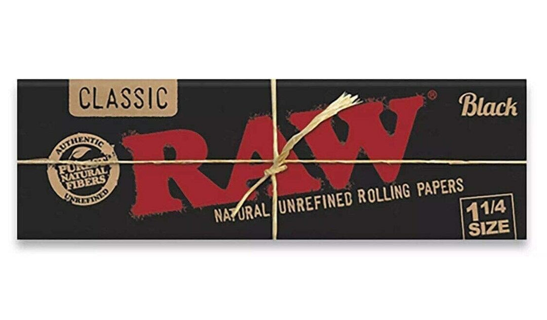 RAW Classic 1 1/4 Size Natural Unrefined Ultra Thin 79m