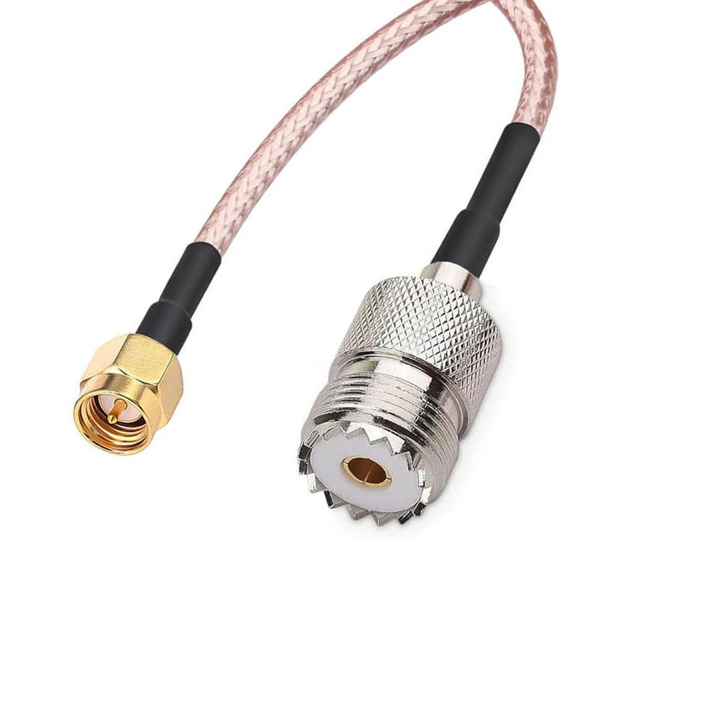 DHT Electronics Handheld Antenna Cable SMA male to UHF 