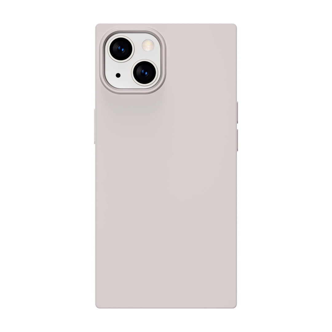 Rectangle Case Compatible with iPhone 11 - Silicone, Luxury, Slim, Matte, Soft Touch, Microfiber Lining, Fingerprint Resistant, Anti-Scratch, Shockproof - Antique White