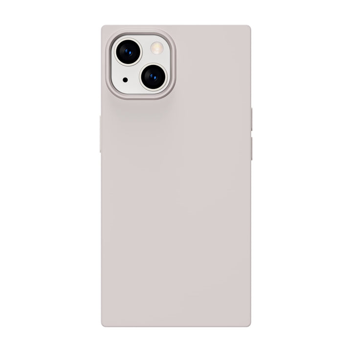 Rectangle Case Compatible with iPhone 11 - Silicone, Luxury, Slim, Matte, Soft Touch, Microfiber Lining, Fingerprint Resistant, Anti-Scratch, Shockproof - Antique White