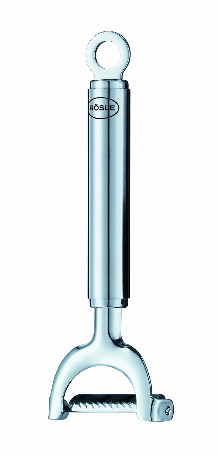 Rösle Stainless Steel Round-Handle Julienne Peeler