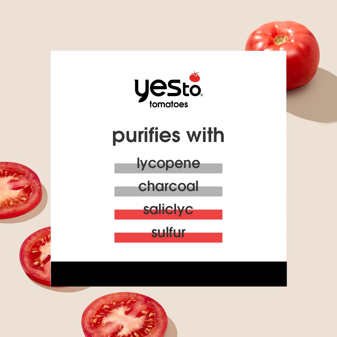Yes To Tomatoes Clear Skin Detoxifying &amp; Hydrating White Charcoal PeelOff Mask Dry &amp; Sensitive Skin Detoxify &amp; Hydrate Skin Vegan 95% Natural Ingredients, Does Not Apply, 2 Fl Oz