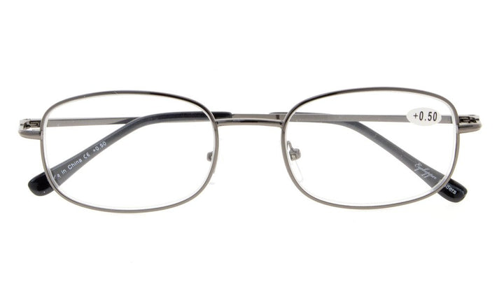 Eyekepper Metal Frame Spring Hinged Arms Reading Glasse