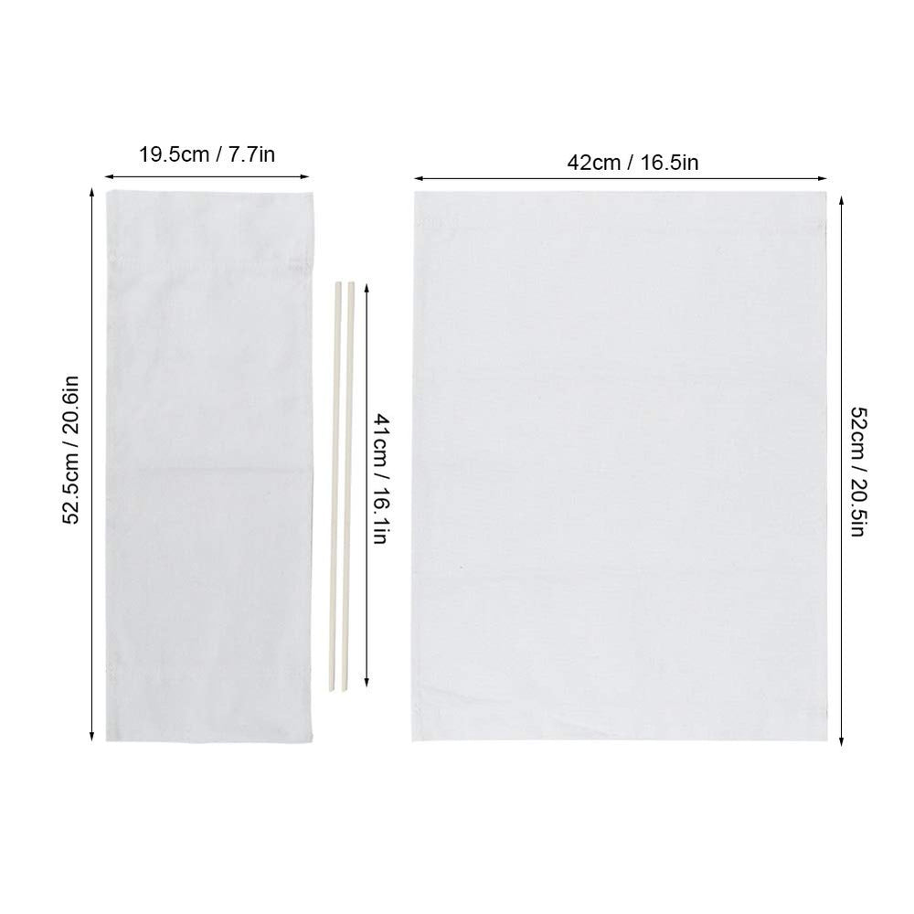 Directors Chair Canvas Replacement, 1 Set White Chair C