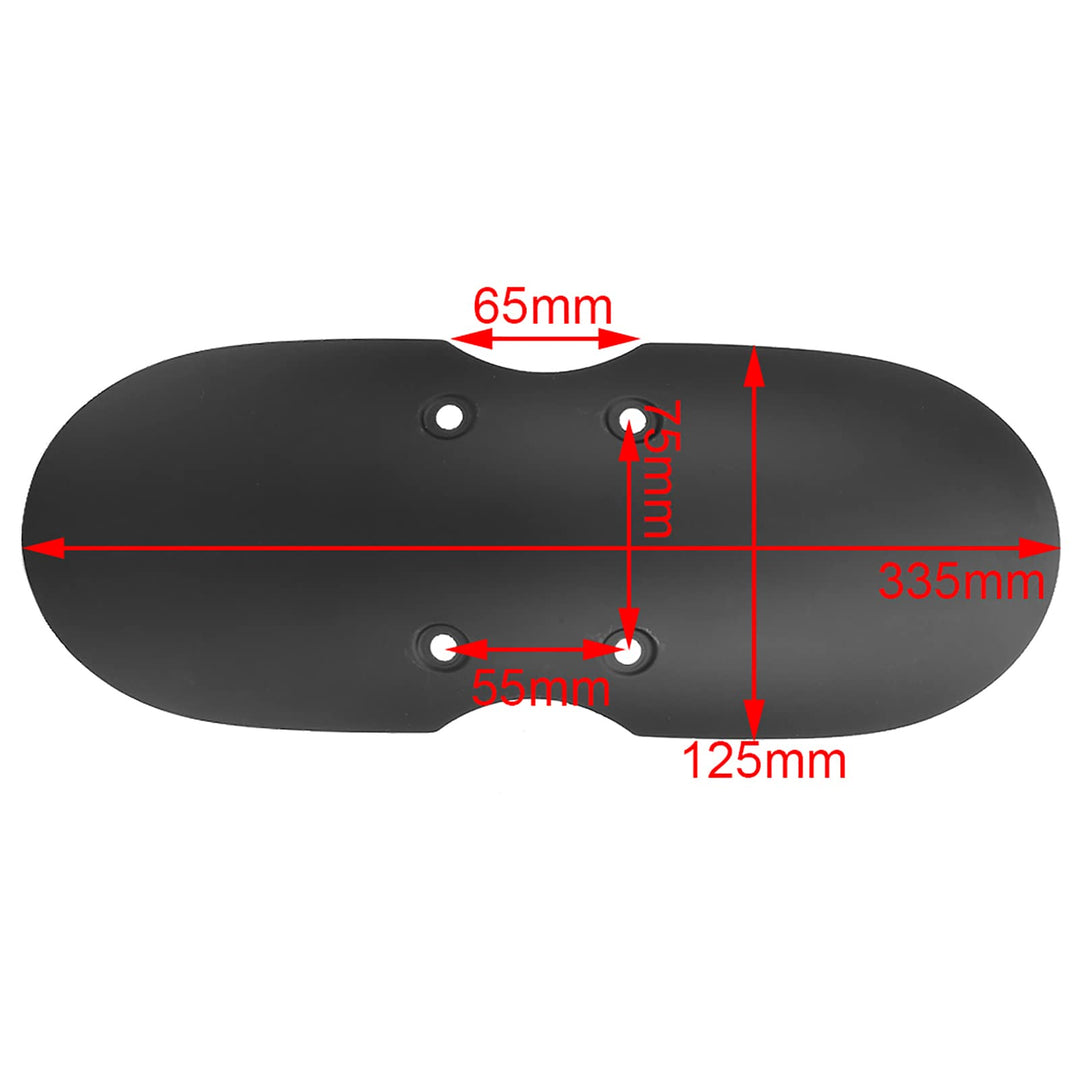 Motorcycle Mudguard, Motorcycle ABS Front Mudguard for Bonneville T1 21-216 (Matte Black)