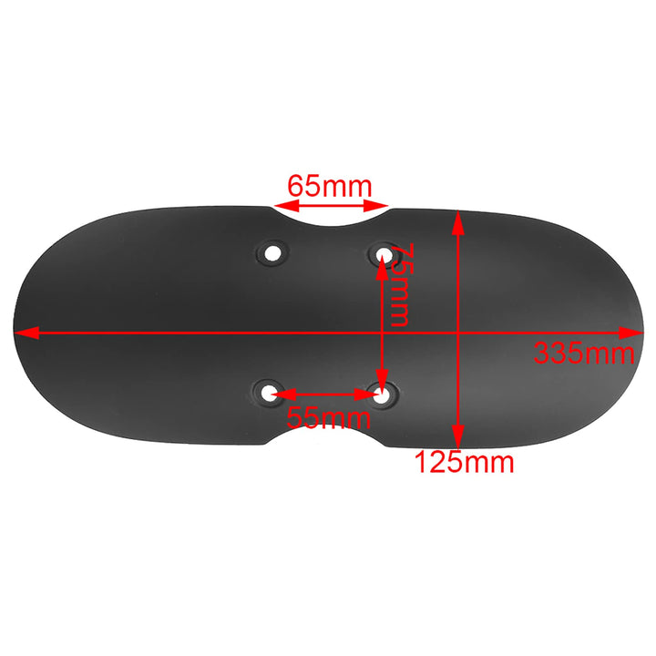 Motorcycle Mudguard, Motorcycle ABS Front Mudguard for Bonneville T1 21-216 (Matte Black)