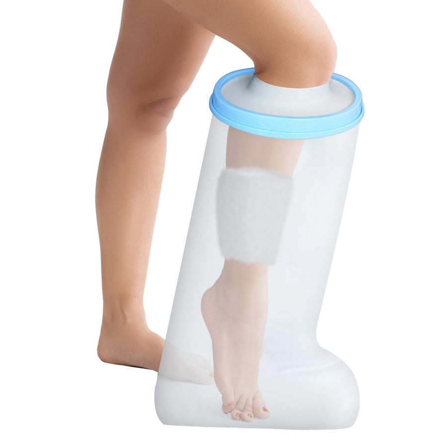 Adult Lower Leg Cast Cover for Shower, Waterproof Showe