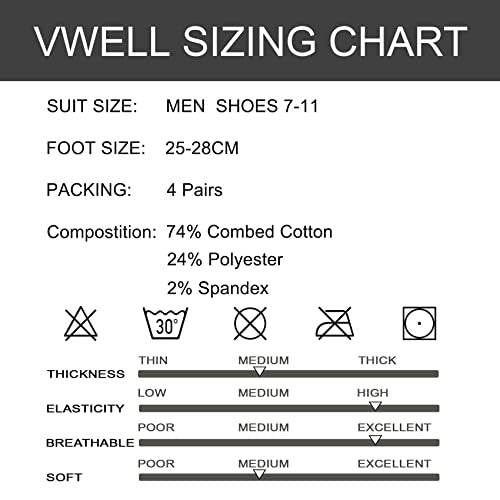 Cotton Toe Socks Five Finger Socks No Show Crew Athletic Running Socks 4 Pairs,Size 7-11
