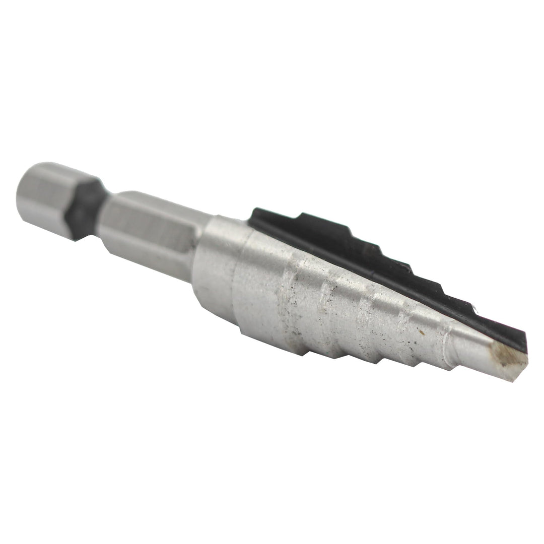 Drill Bit America #2 (3/16 - 1/2 x 1/16) High Speed Steel Step Drill Bit with Quick Change Hex Shank, VACHEX Series