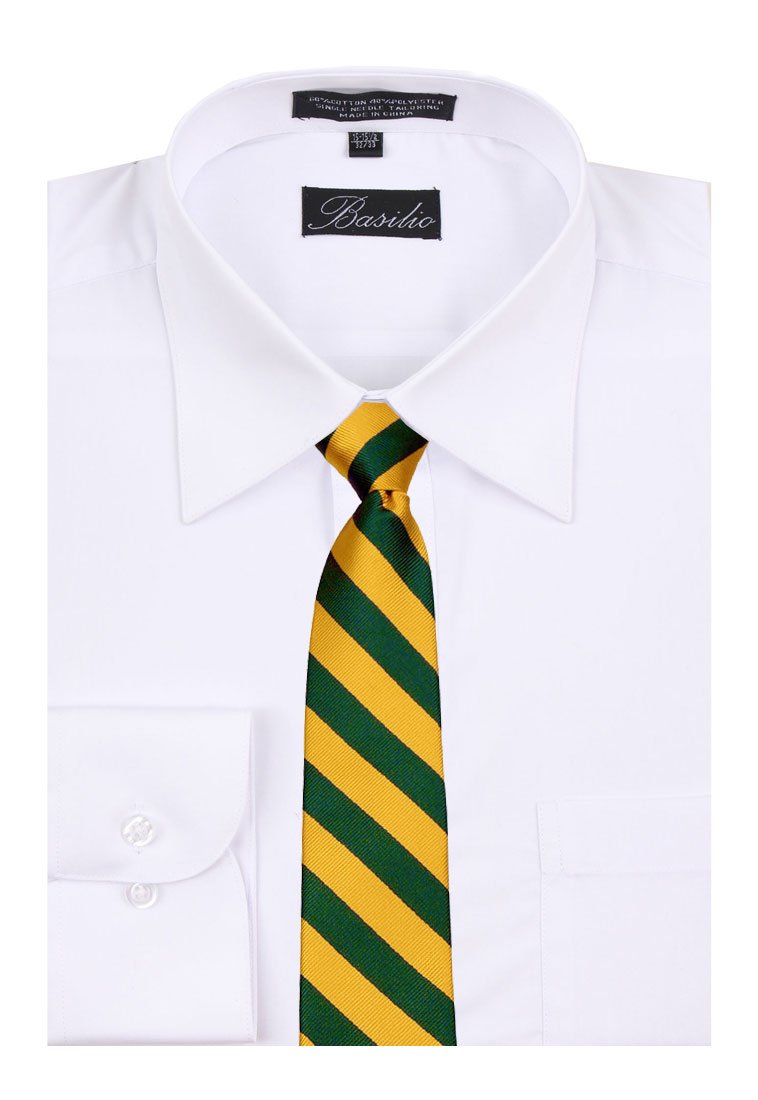 B-JCS-ADF-1-20 Boys Regular Repp Stripe College Printed Necktie Ties