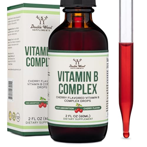 Double Wood Supplements Liquid Vitamin B Complex - 2 Mo