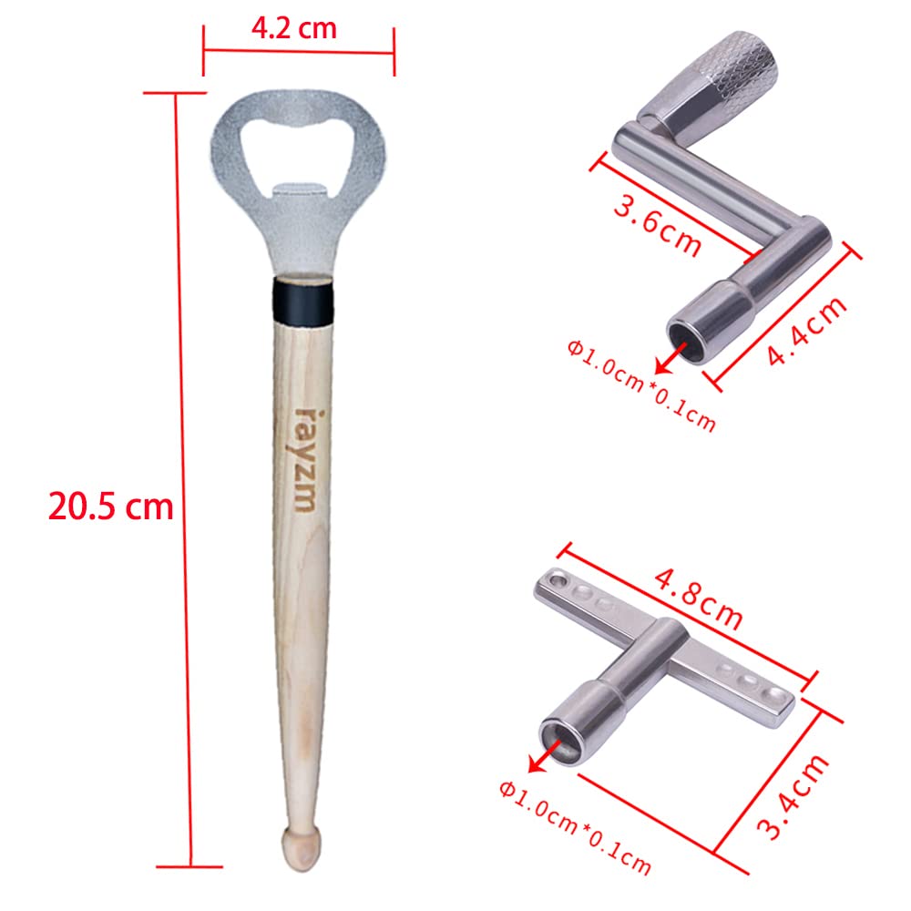 Rayzm Standard Drum Key, Continuous Motion Speed Key an