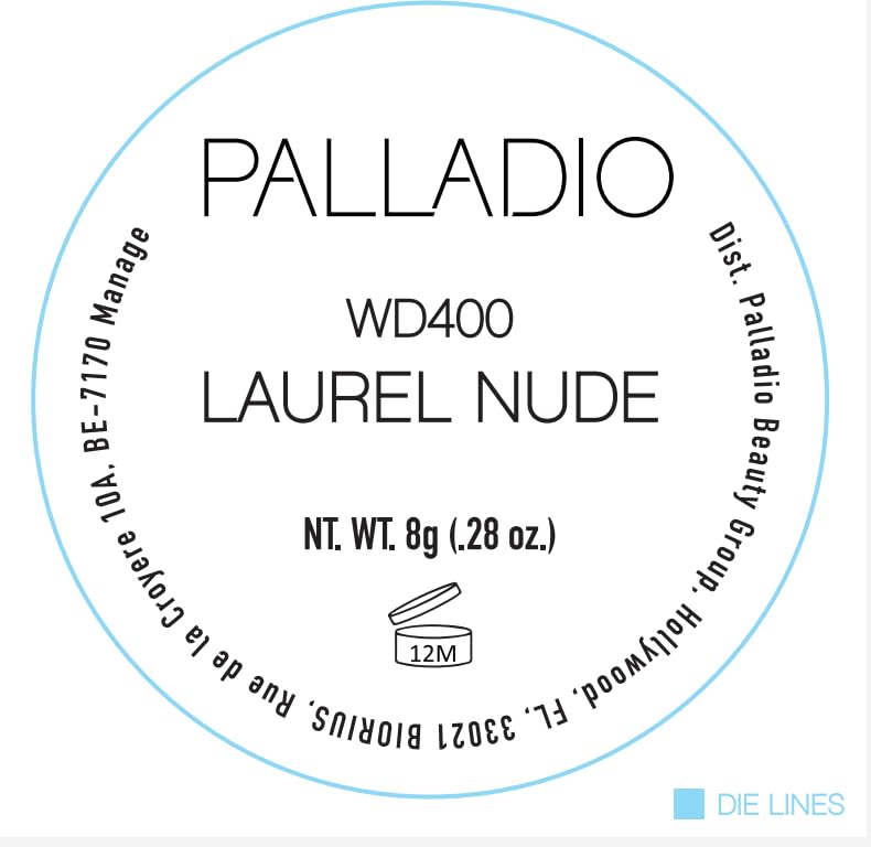 Dual Wet and Dry Foundation with sponge and Mirror, Squalane Infused, Apply Wet for Maximum Coverage or Dry for Light Finishing and Touchup, Minimizes Fine Line, All day Wear, Laurel Nude