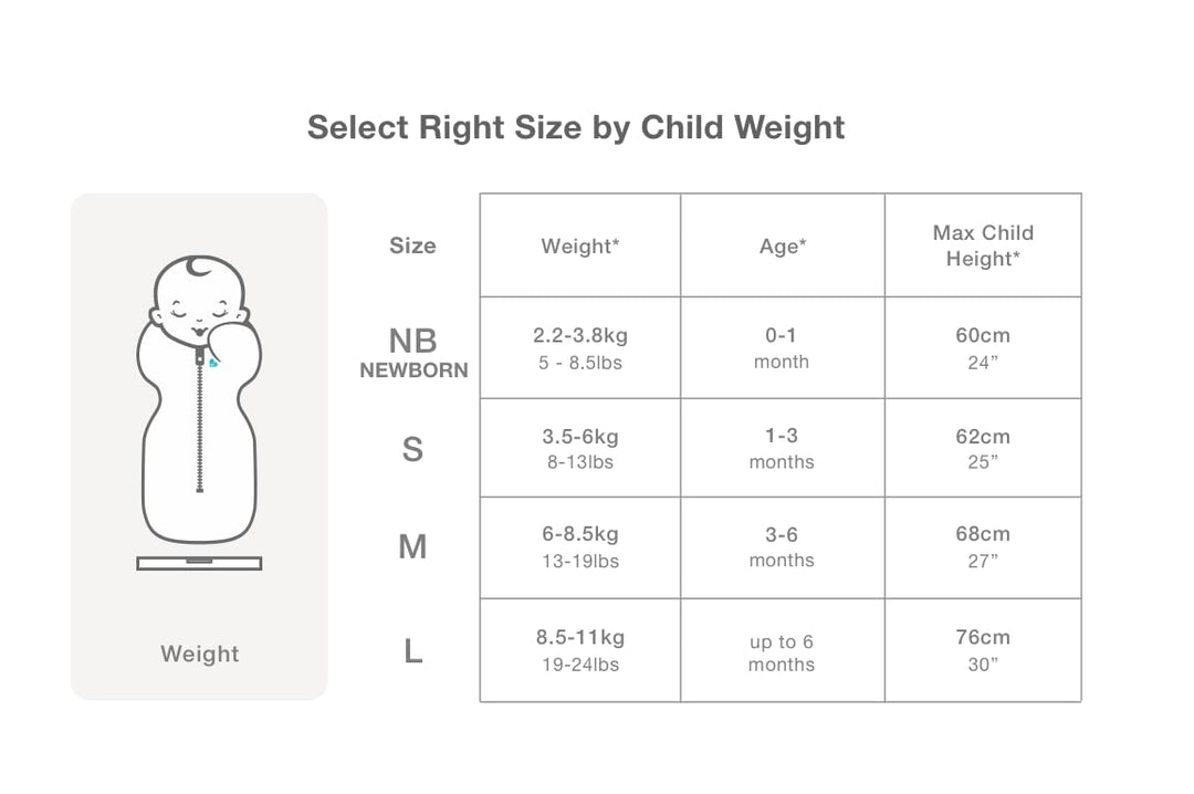 Swaddle UP Silky-Lux 1.0 TOG, Cream, Newborn, 5-8.5 lbs, Super Soft and Luxurious 100% Viscose, Allow Baby to Sleep in Their Preferred Arms Up Position
