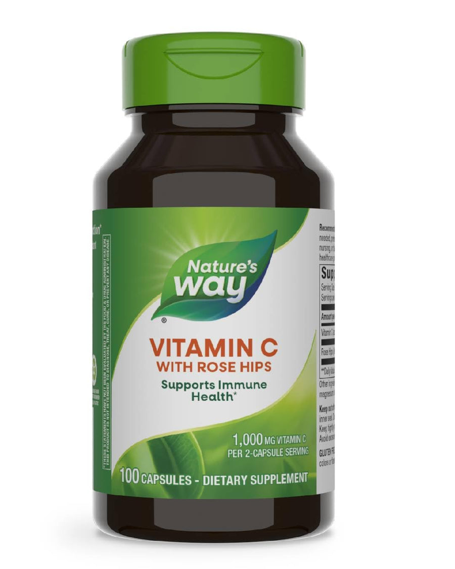 Nature's Way Vitamin C with Rose Hips, Powerful Ant