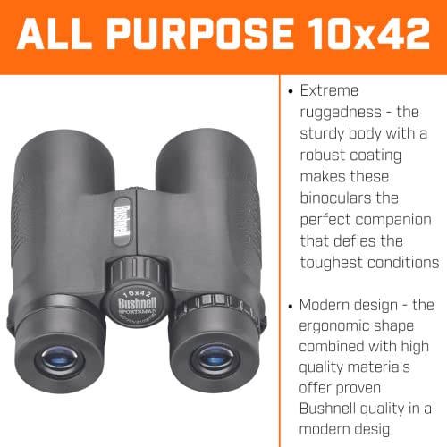 All Purpose Binoculars, Black, 10 x 42mm