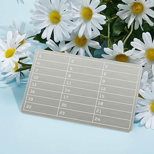 6 Plates Steel Wallet Crypto Cryptocurrency Seed Storag