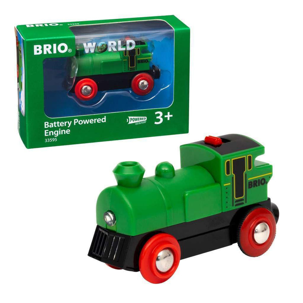 BRIO World 33595 Engine Train - Battery Powered Wooden 