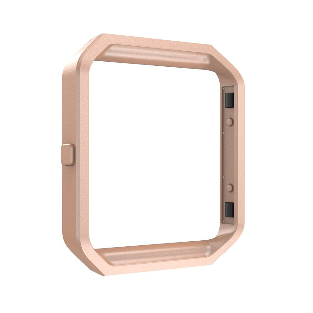 Frame Compatible with Fitbit Blaze, Pack of 3,Stainless Steel Metal Frame Replacement for Fitbit Blaze, Black, Silver, Rose Gold