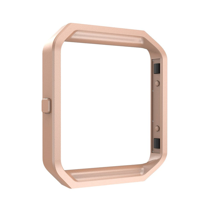 Frame Compatible with Fitbit Blaze, Pack of 3,Stainless Steel Metal Frame Replacement for Fitbit Blaze, Black, Silver, Rose Gold