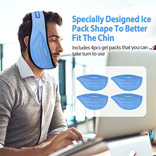 Comfpack Ice Pack for Wisdom Teeth Removal, Large Face 