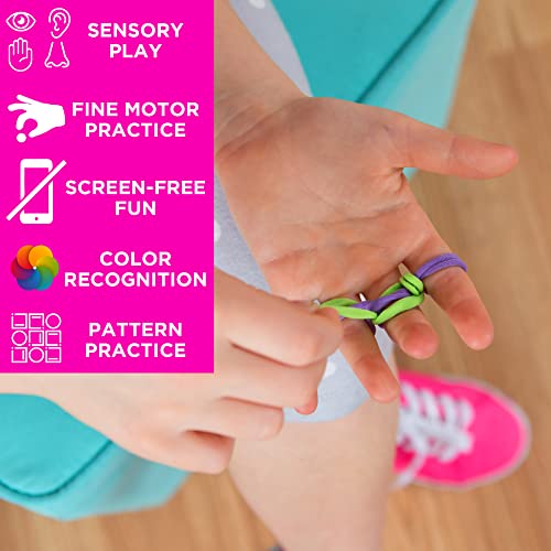 Ultimate Weaving Loom, Includes 378 Craft Loops &amp; 1 Weaving Loom with Tool, Makes 25 Projects, 9 Rainbow Colors of Weaving Loops, Hook &amp; Loop Potholder Kit, DIY Weaving Kit