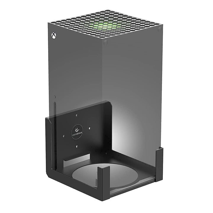 Wall Mount Holer for Xbox Series X,All Metal Vertical Hanging On Wall with Power Botton Left/Right,Wall Shelf Bracket for XSX