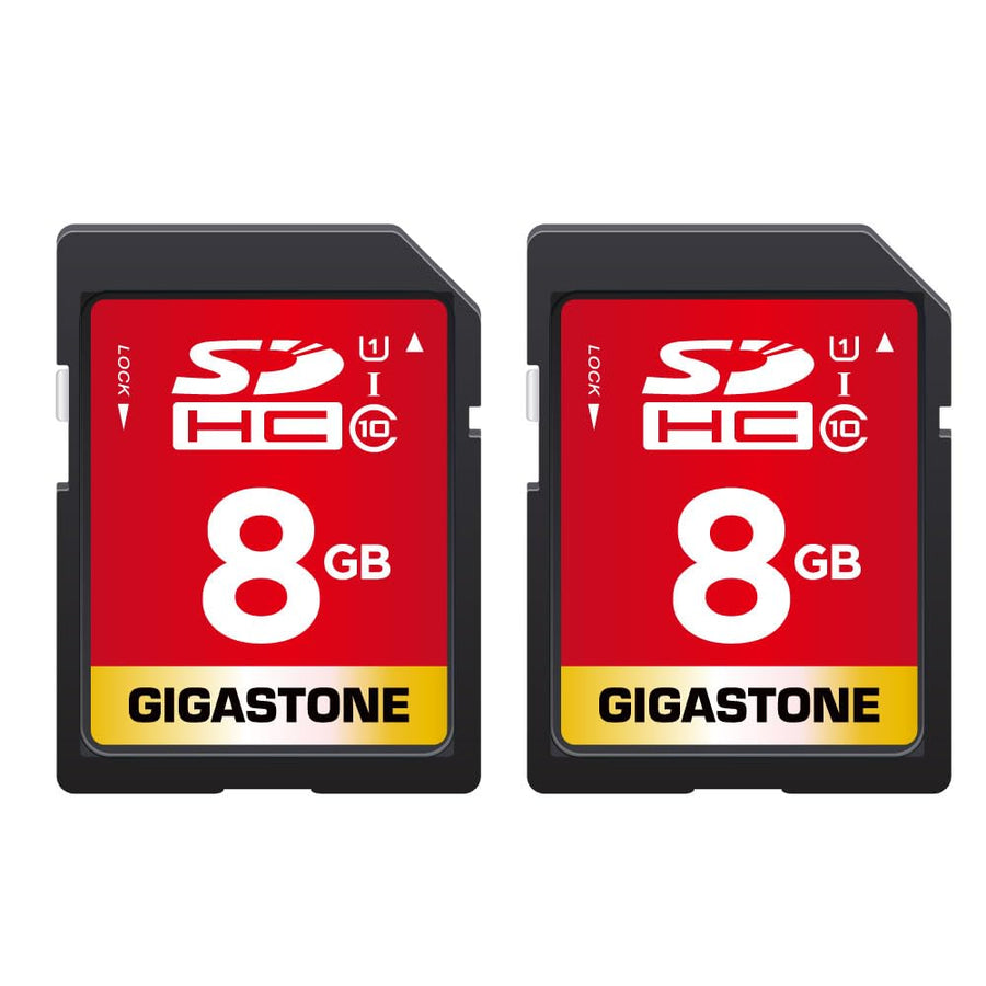 8GB SDHC Memory Card, Pack of 2, High Speed for Reserving Photos, Videos, Music, Voice Files, Camcorder, Camera, Recorder, PC, Mac, Class 10