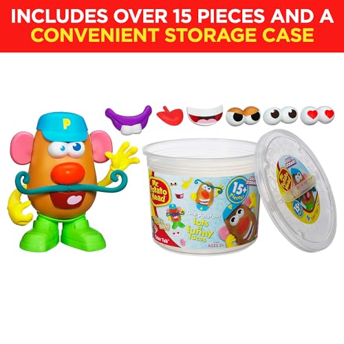 Tater Tub Toy, Potato Head Set for Kids 2 Years and Up, Includes 17 Parts and Pieces, Toddler Toys