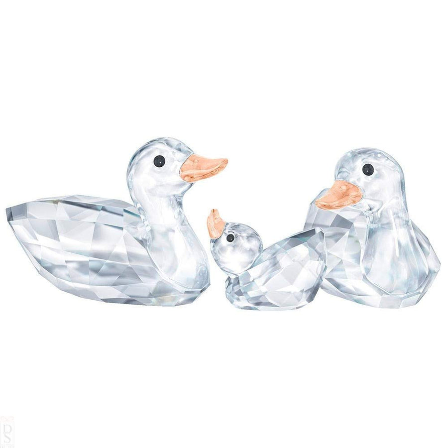 Duck Figurine, Crystal, Multi-Colour, Light, 2.5 x 4.2 x 2.1 cm