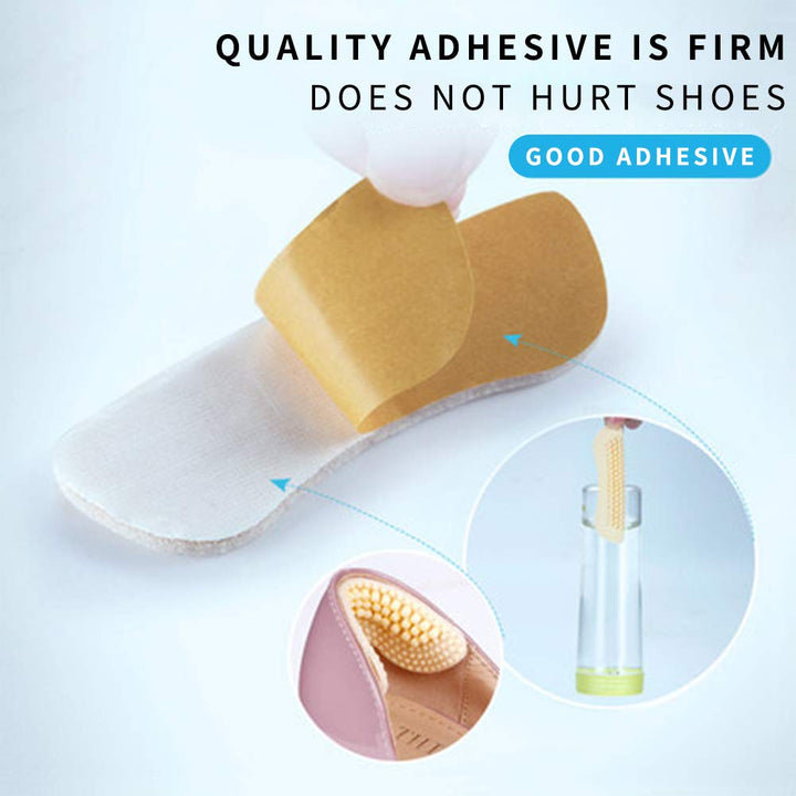 3 Pairs Heel Liner Cushions Insoles,4D Heel Grip Pads Heeled Silicone Self-Adhesive Inserts Stickers for Loose Shoes,Improved Fit and Comfort for Women (Beige,The Thickness 2mm)