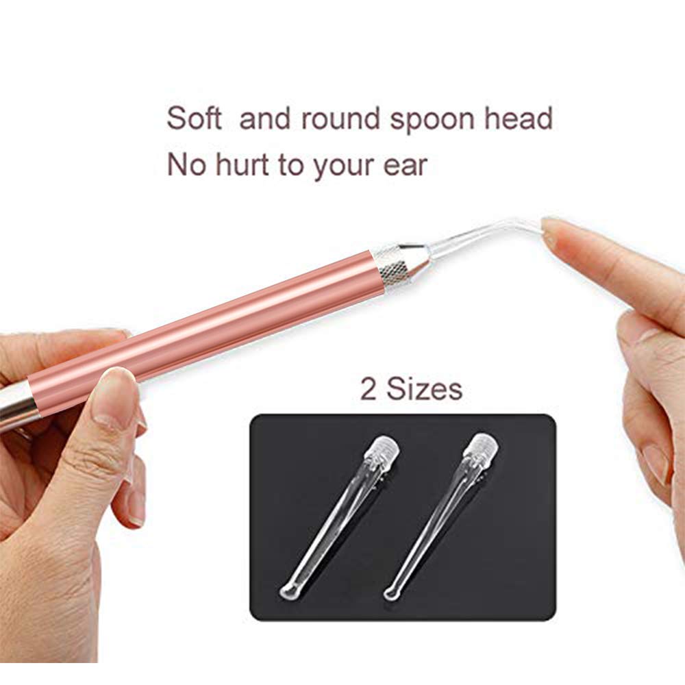 POZILAN 2 Pack Ear Wax Removal Tool with Light - Ear Pi