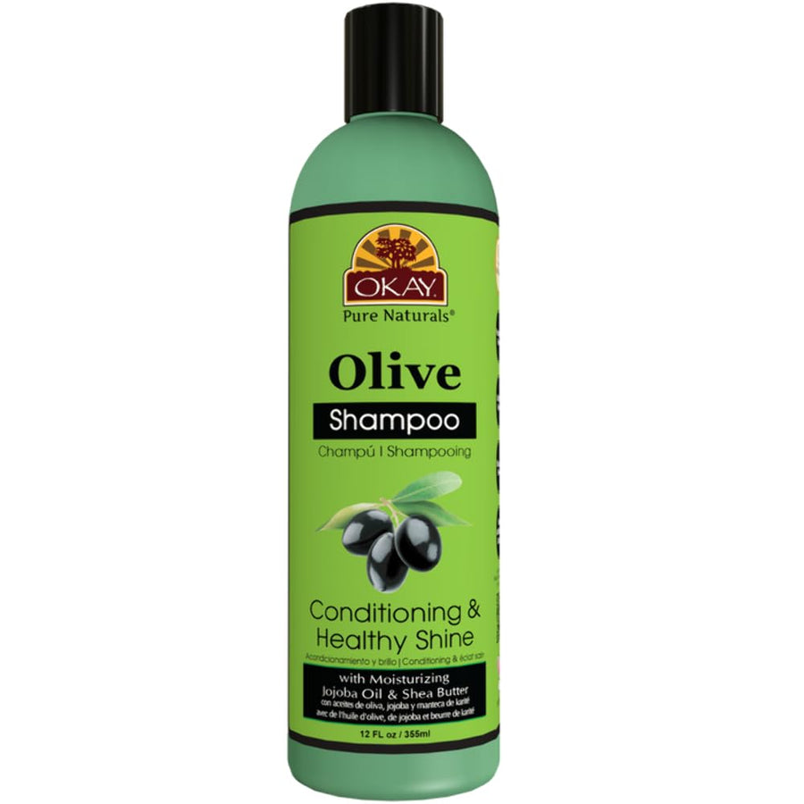 OKAY Olive Oil Shampoo, 12 Fluid Ounce