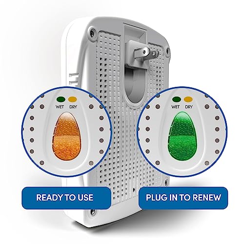 Wireless Mini Dehumidifier, White (E-333)