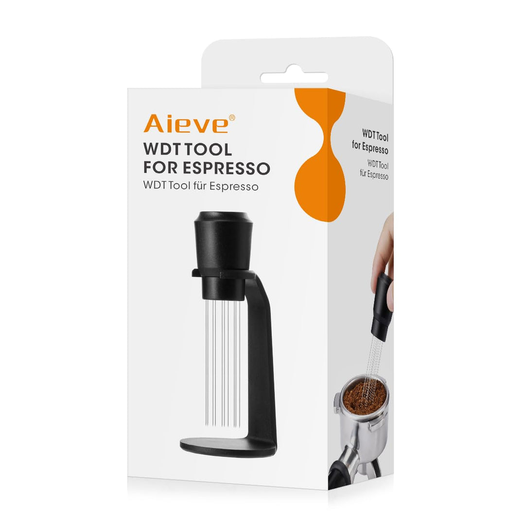 Aieve WDT Tool Espresso, Distribution Tool Espresso Machine Accessories(Ease of Use in 2 Ways Installtion)